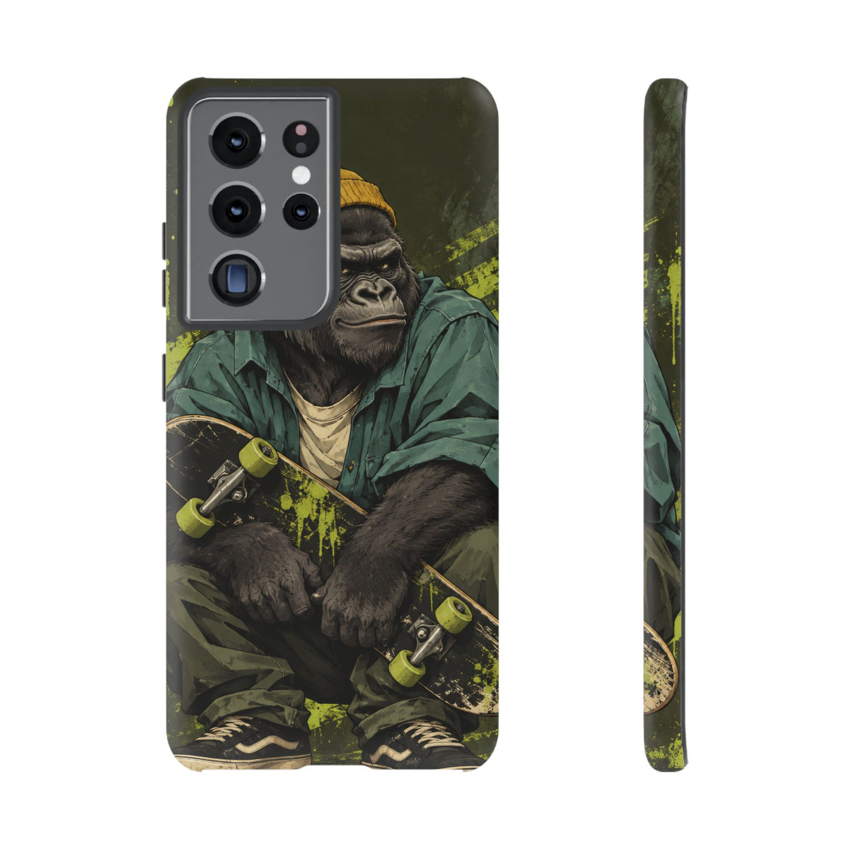 Concrete Jungle Samsung Galaxy Tough Case | Skater Gorilla Illustration