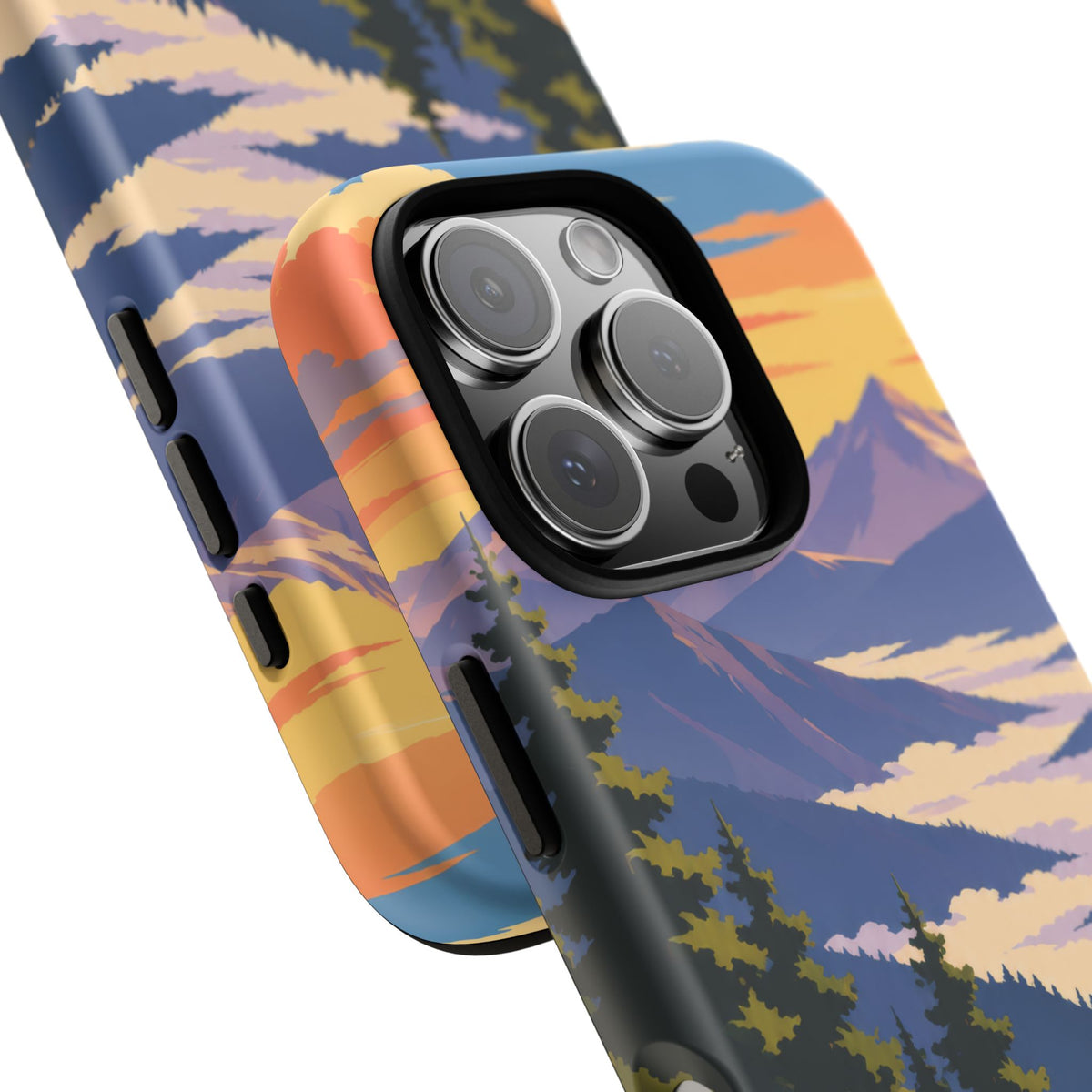 Misty Mountains — Amethyst Pass iPhone Tough Case