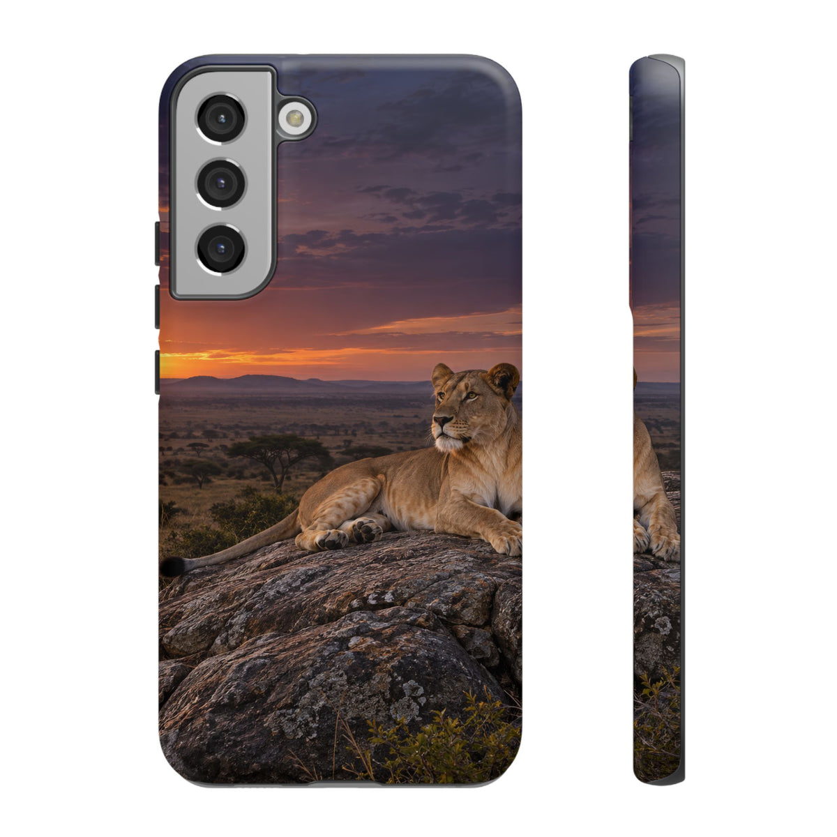 Lioness in the Blue Hour Samsung Galaxy Tough Case