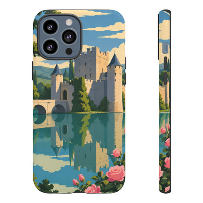 English Castle — Moat and Roses iPhone Tough Case