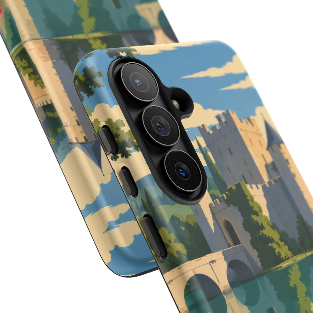 English Castle — Moat and Roses Samsung Galaxy Tough Case