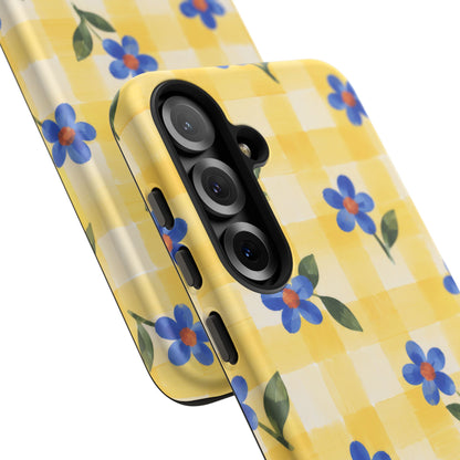 Buttercup Picnic Samsung Galaxy Tough Case | yellow gingham
