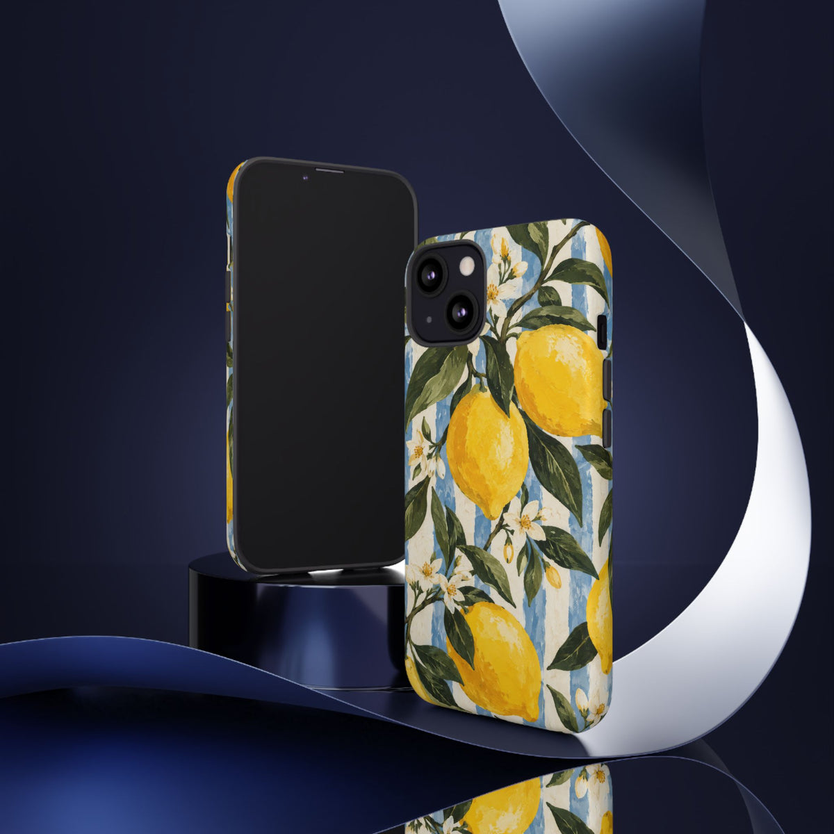 Riviera Lemons iPhone Tough Case | lemon print
