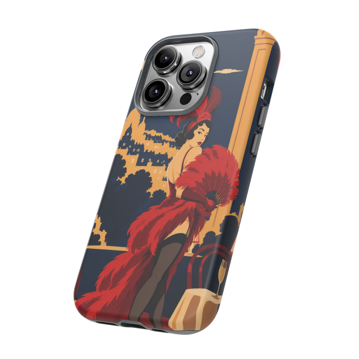 Moulin Rouge Dancer — Velvet Encore iPhone Tough Case | cabaret dancer