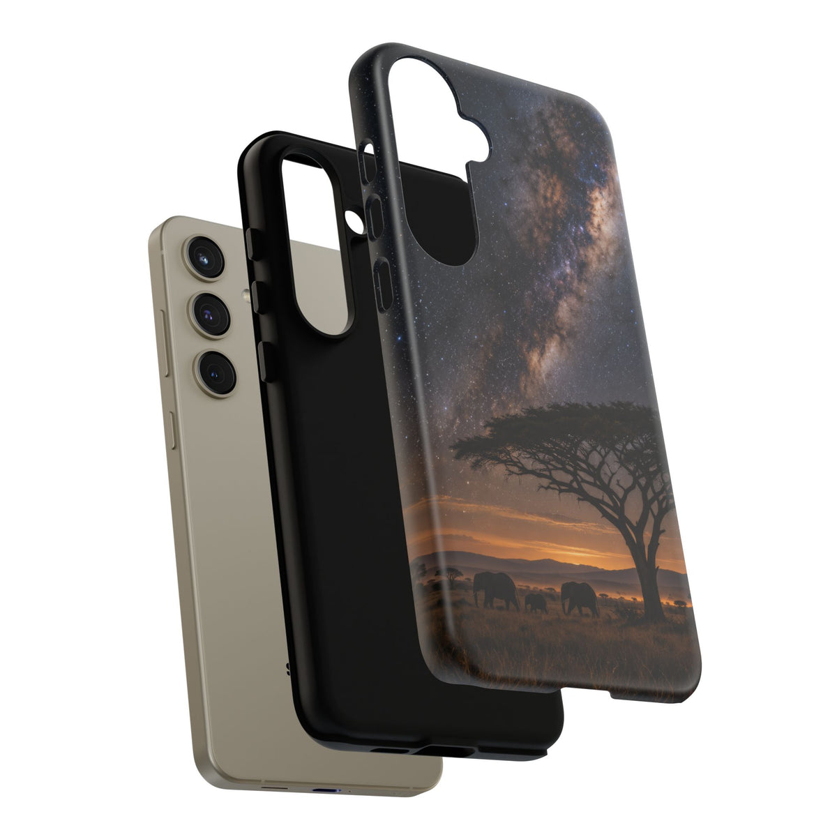 Milky Way over the Plains Samsung Galaxy Tough Case