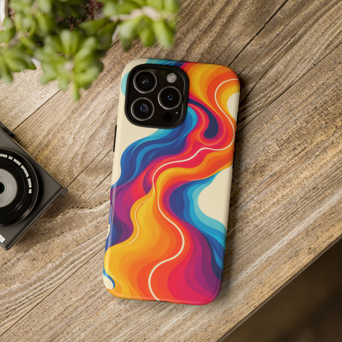 Electric Tide iPhone Tough Case | psychedelic wave