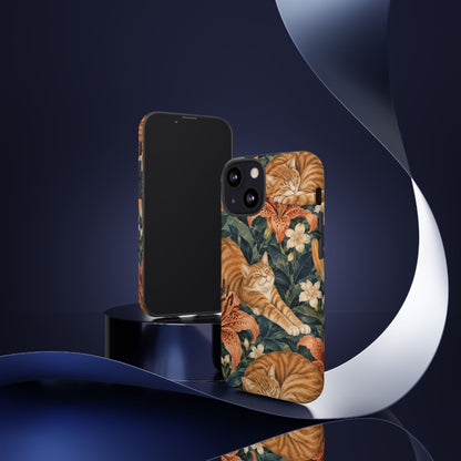 Tiger Lily Tabby iPhone Tough Case | tabby cats