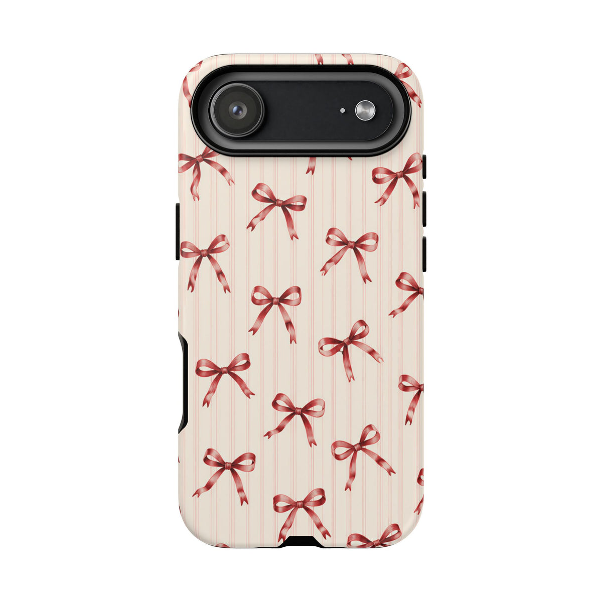 Red Bow iPhone Tough Case | Ribbon Waltz