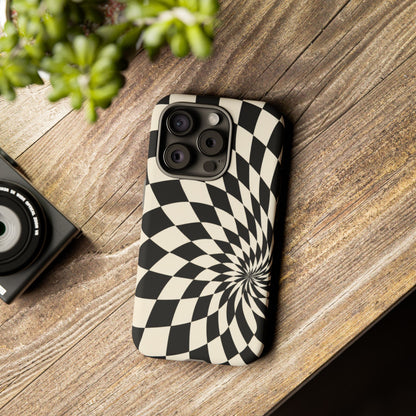 Twist Theory iPhone Tough Case | Optical Checkerboard
