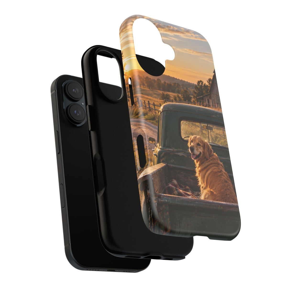 Sunday Road Golden iPhone Tough Case | golden retriever