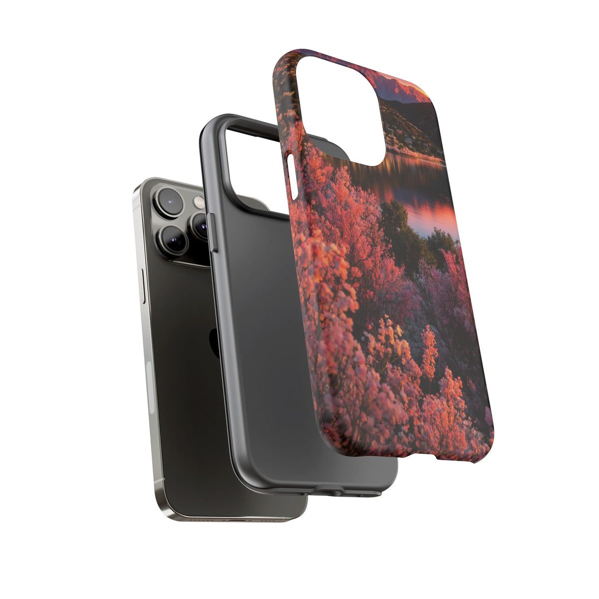 Alpine Bloom Lake iPhone Tough Phone Case