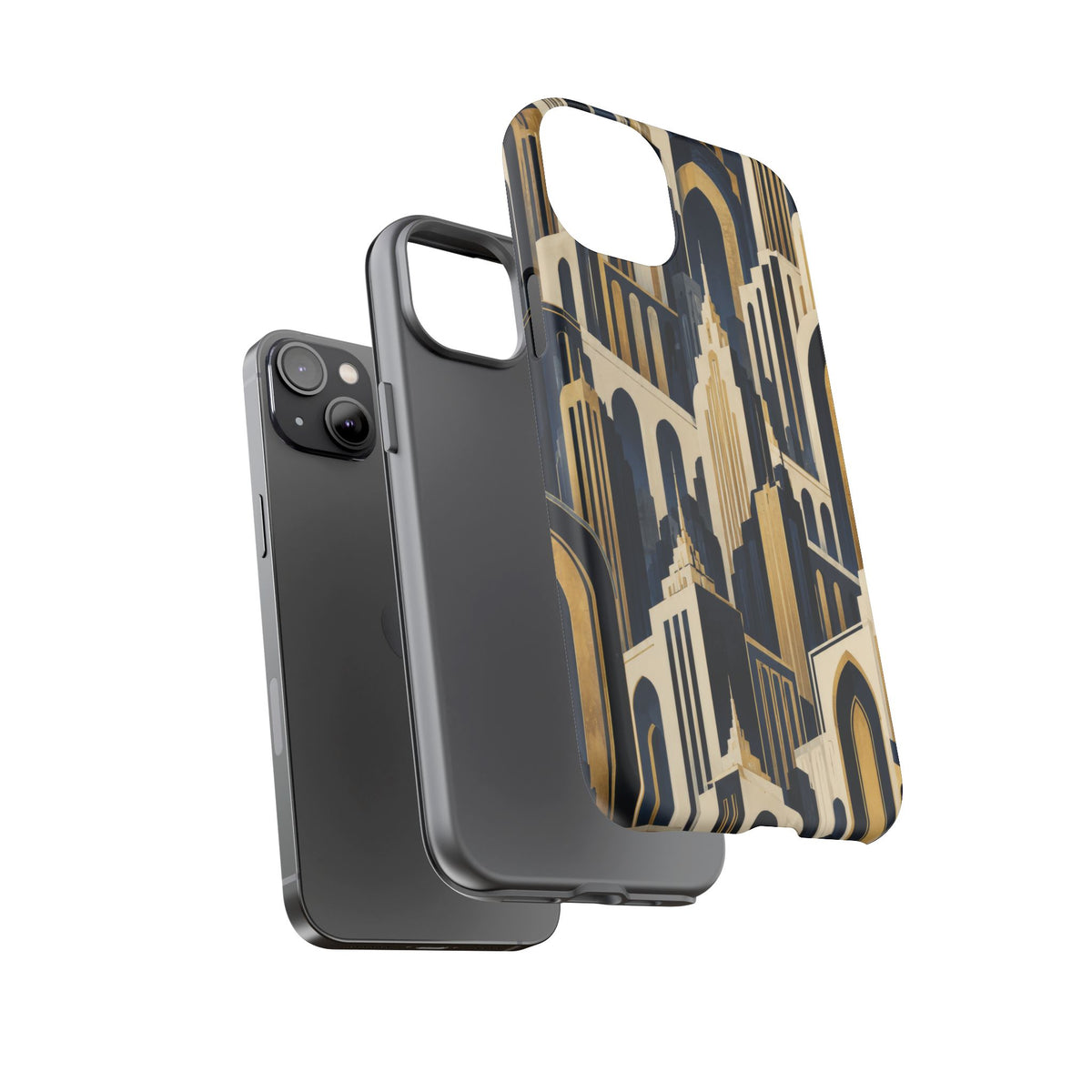Midnight Metropolis iPhone Tough Case | art deco