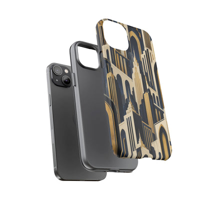 Midnight Metropolis iPhone Tough Case | art deco