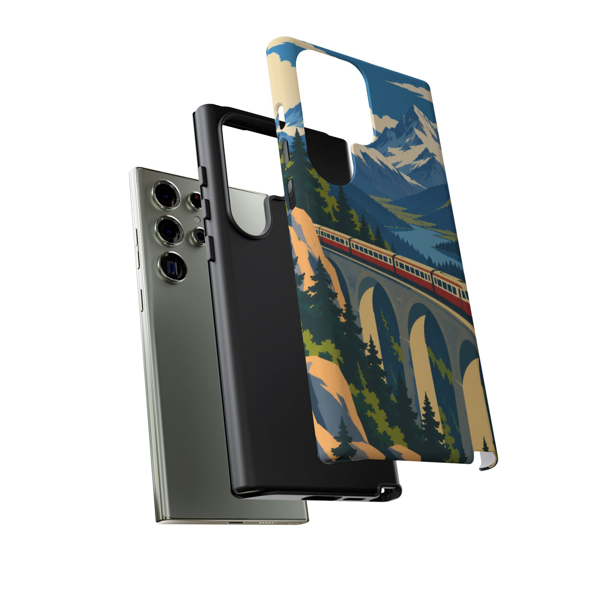Travel by Train — Alpine Express Samsung Galaxy Tough Case | train travel