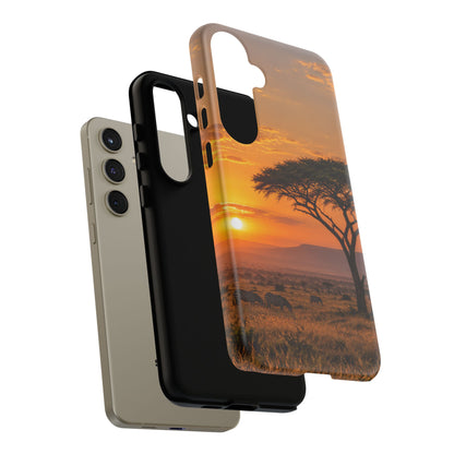 Amber Acacia Samsung Galaxy Tough Case | african sunset