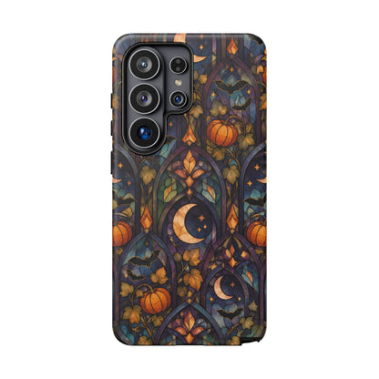 Amber Moon Window Samsung Galaxy Tough Case | celestial halloween