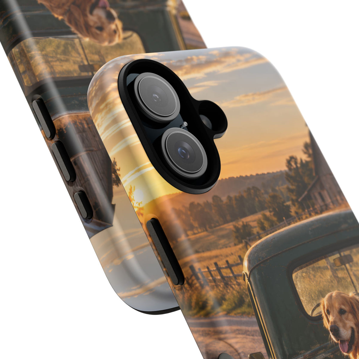 Sunday Road Golden iPhone Tough Case | golden retriever