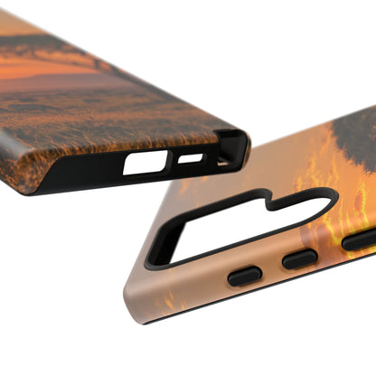 Amber Acacia Samsung Galaxy Tough Case | african sunset