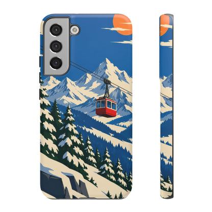 Swiss Skiing — Lift to the Sky Samsung Galaxy Tough Case