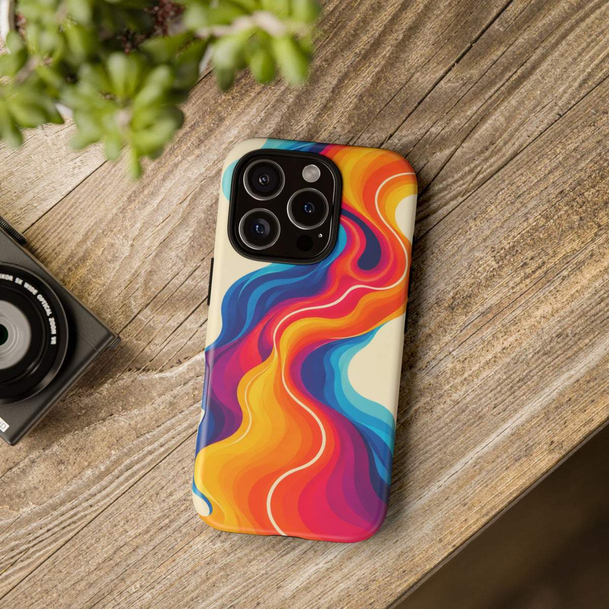 Electric Tide iPhone Tough Case | psychedelic wave