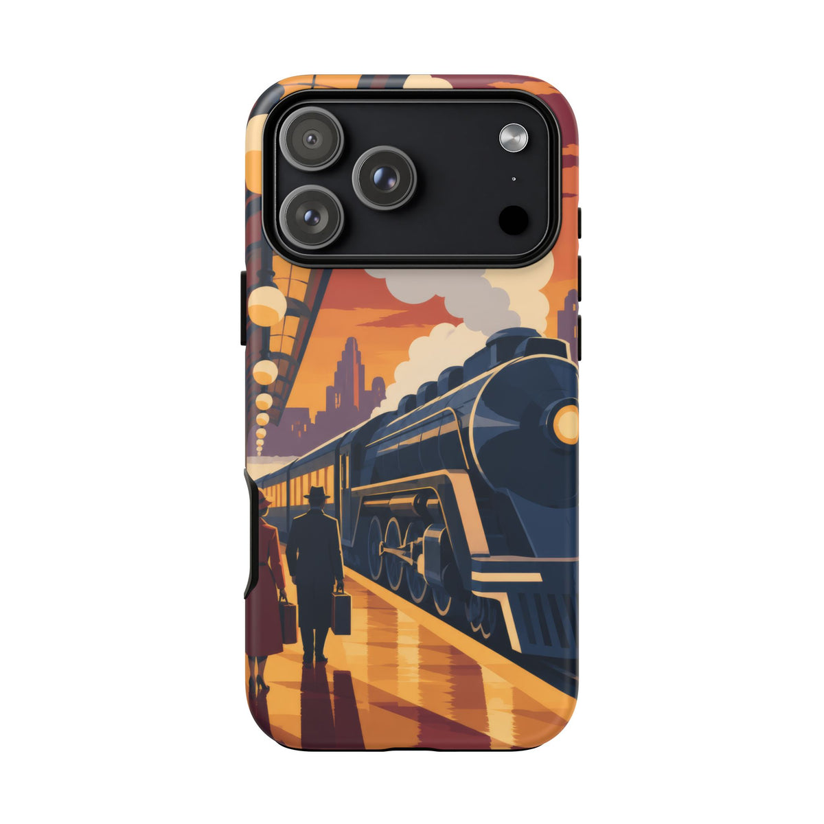 Travel by Train — Night Departure iPhone Tough Case | train travel