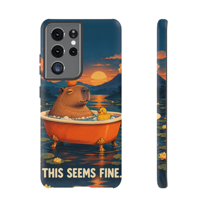 Minor Inconvenience Samsung Galaxy Tough Case | funny capybara