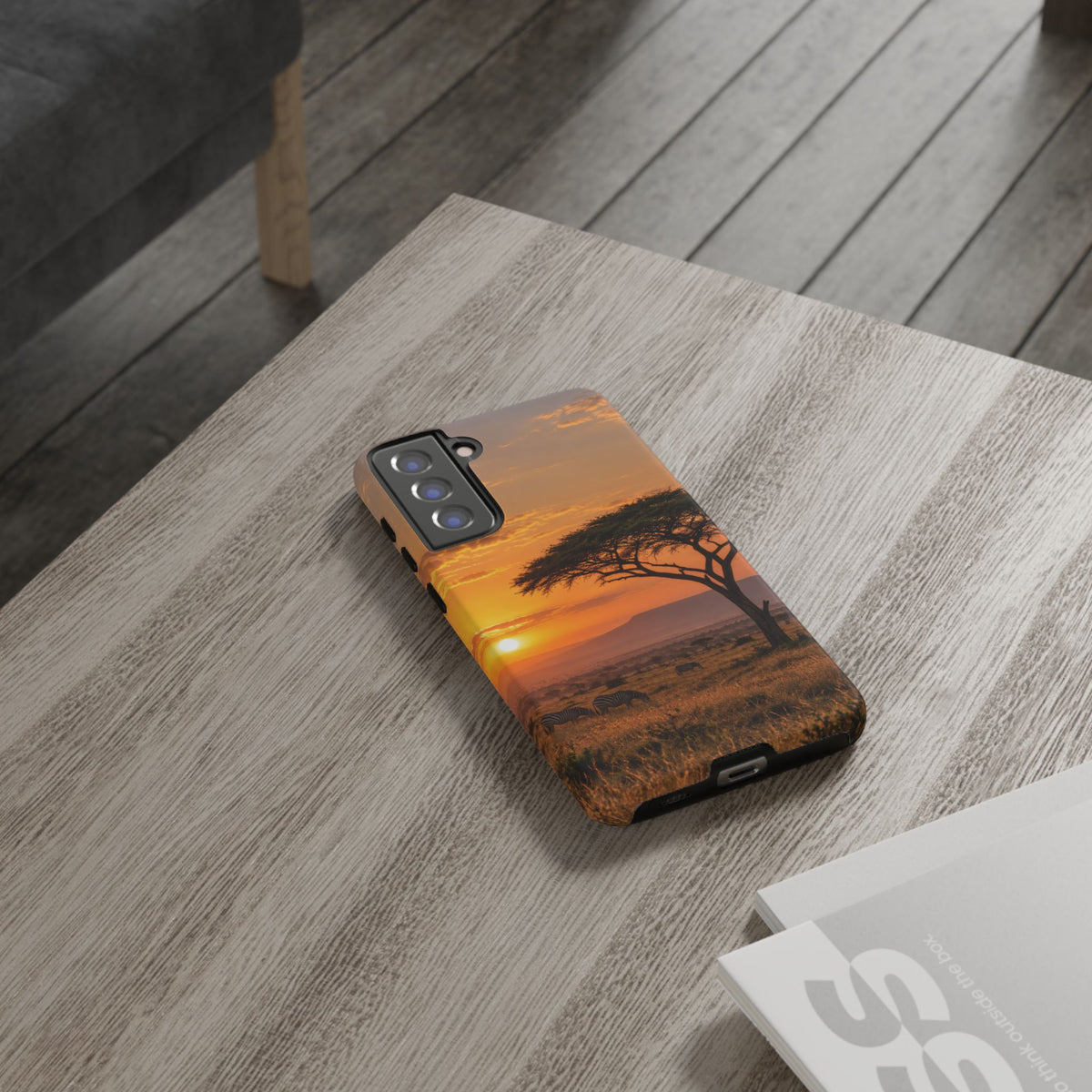 Amber Acacia Samsung Galaxy Tough Case | african sunset