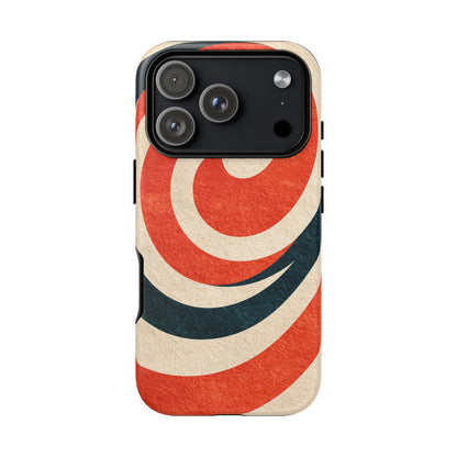 Ember Spiral iPhone Tough Phone Case