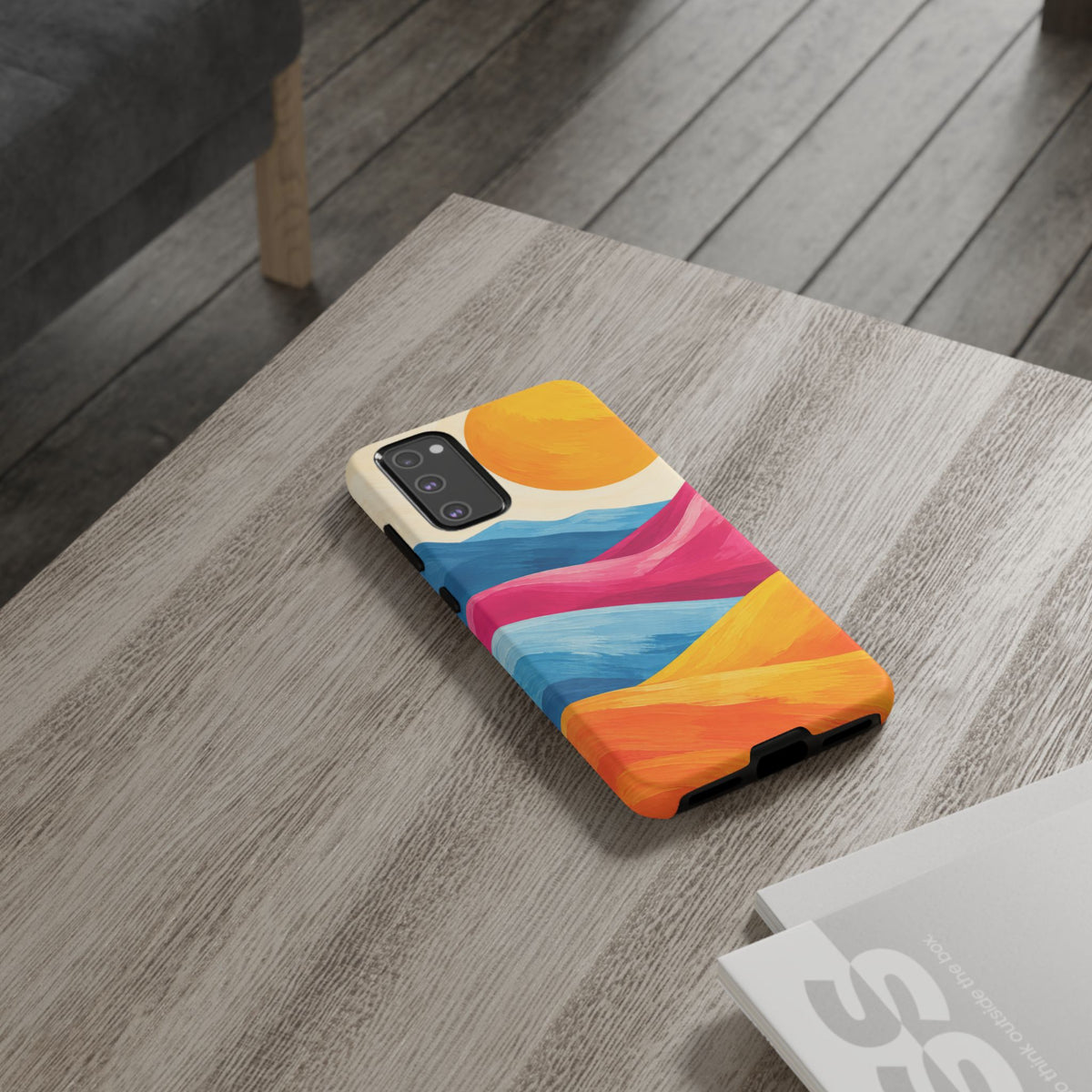 Golden Drift Samsung Galaxy Tough Case | colorful hills
