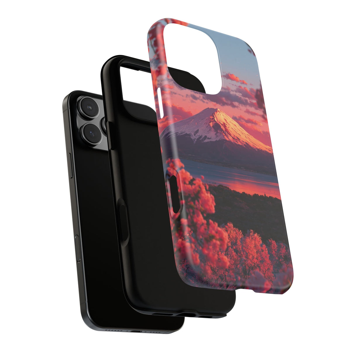 Fuji Rose Horizon iPhone Tough Phone Case