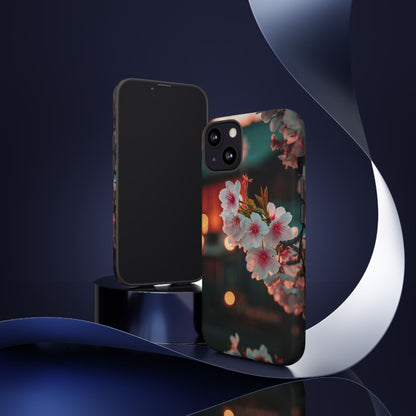 Kyoto Blossom Lanterns iPhone Tough Phone Case