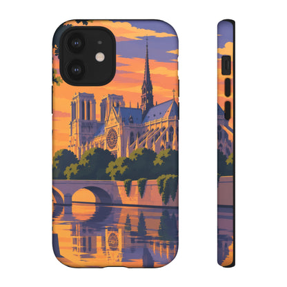 Notre Dame — Cathedral Twilight iPhone Tough Case