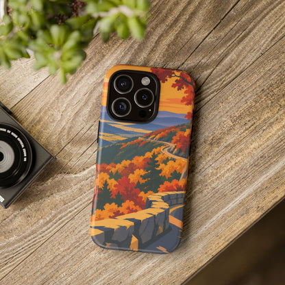 Skyline Drive — Overlook Gold iPhone Tough Case