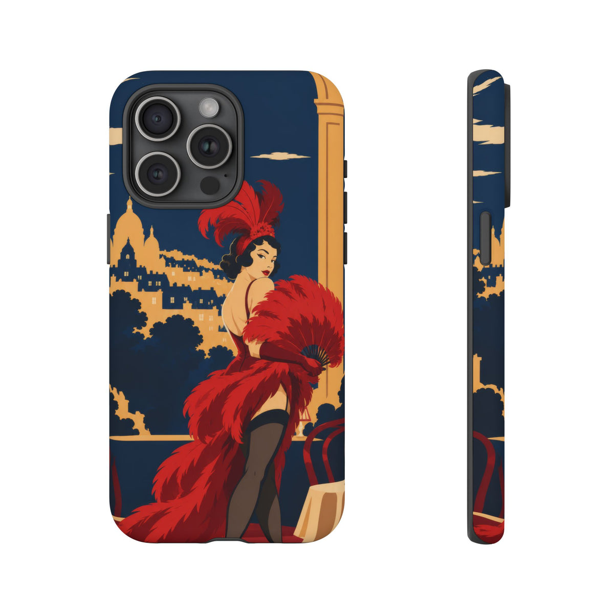 Moulin Rouge Dancer — Velvet Encore iPhone Tough Case | cabaret dancer