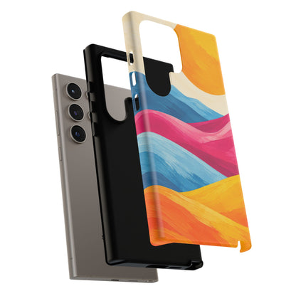 Golden Drift Samsung Galaxy Tough Case | colorful hills