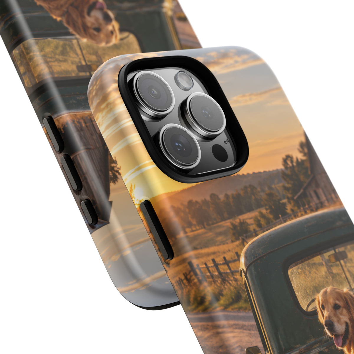 Sunday Road Golden iPhone Tough Case | golden retriever