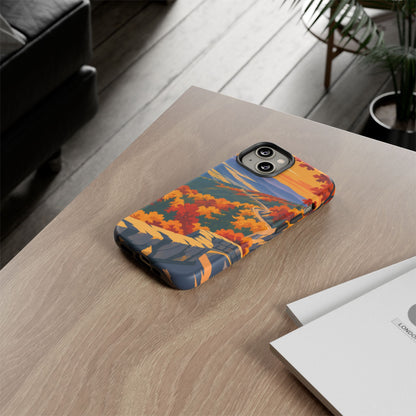 Skyline Drive — Overlook Gold iPhone Tough Case