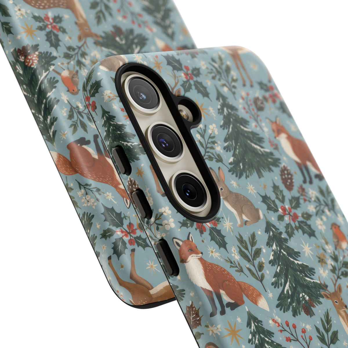 Winter Woodland Gathering Samsung Galaxy Tough Case | woodland christmas