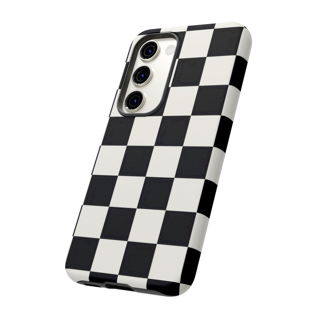Classic Check Samsung Galaxy Tough Case | Black & White Checkerboard