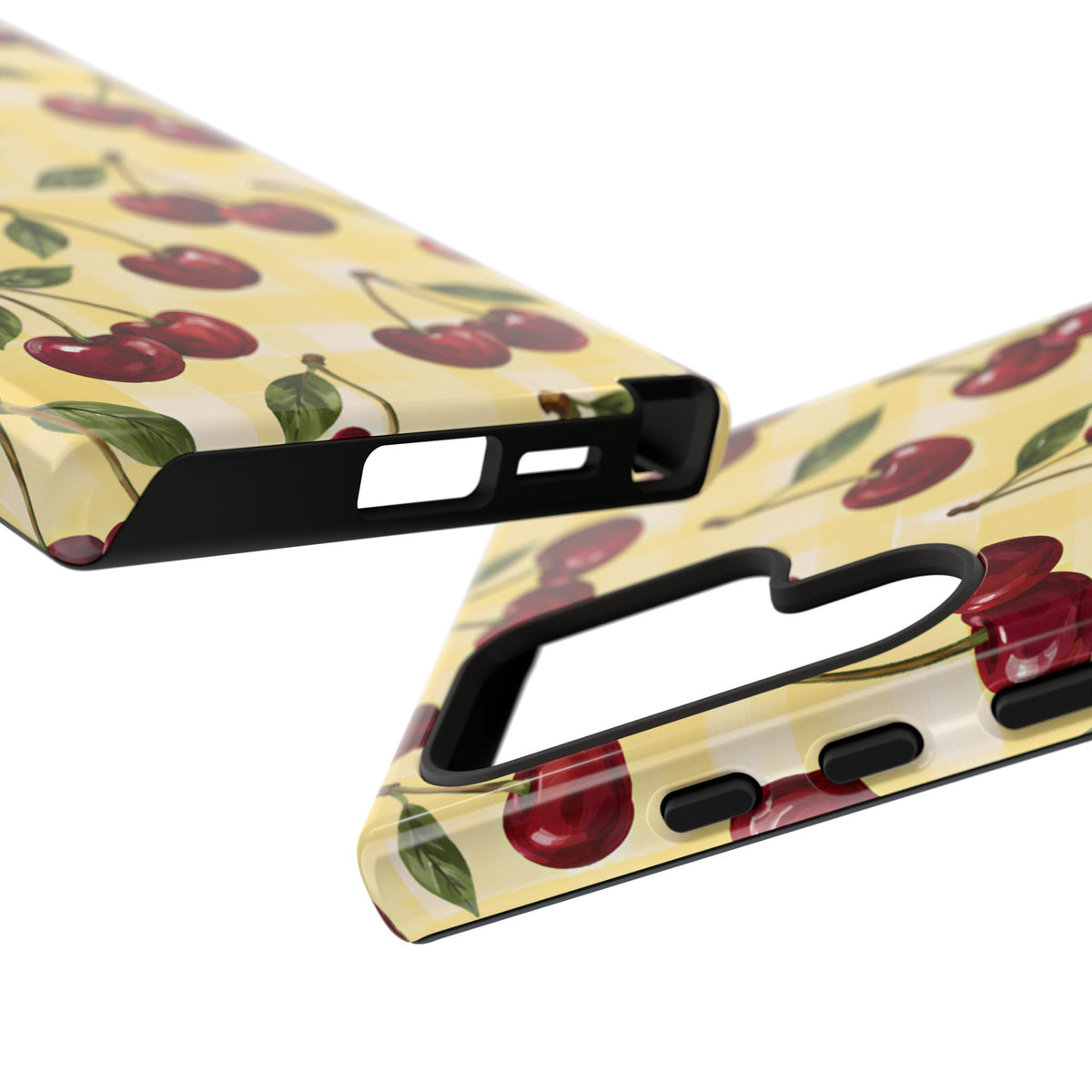Cherry Gingham Samsung Galaxy Tough Case | Cherry Picnic