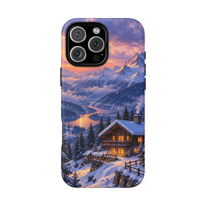 Alpine Hearth iPhone Tough Case | winter cabin