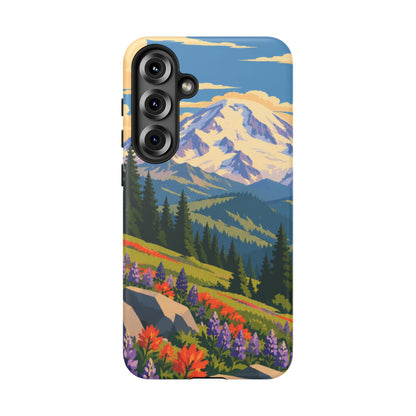 Mount Rainier — Meadow Radiance Samsung Galaxy Tough Case