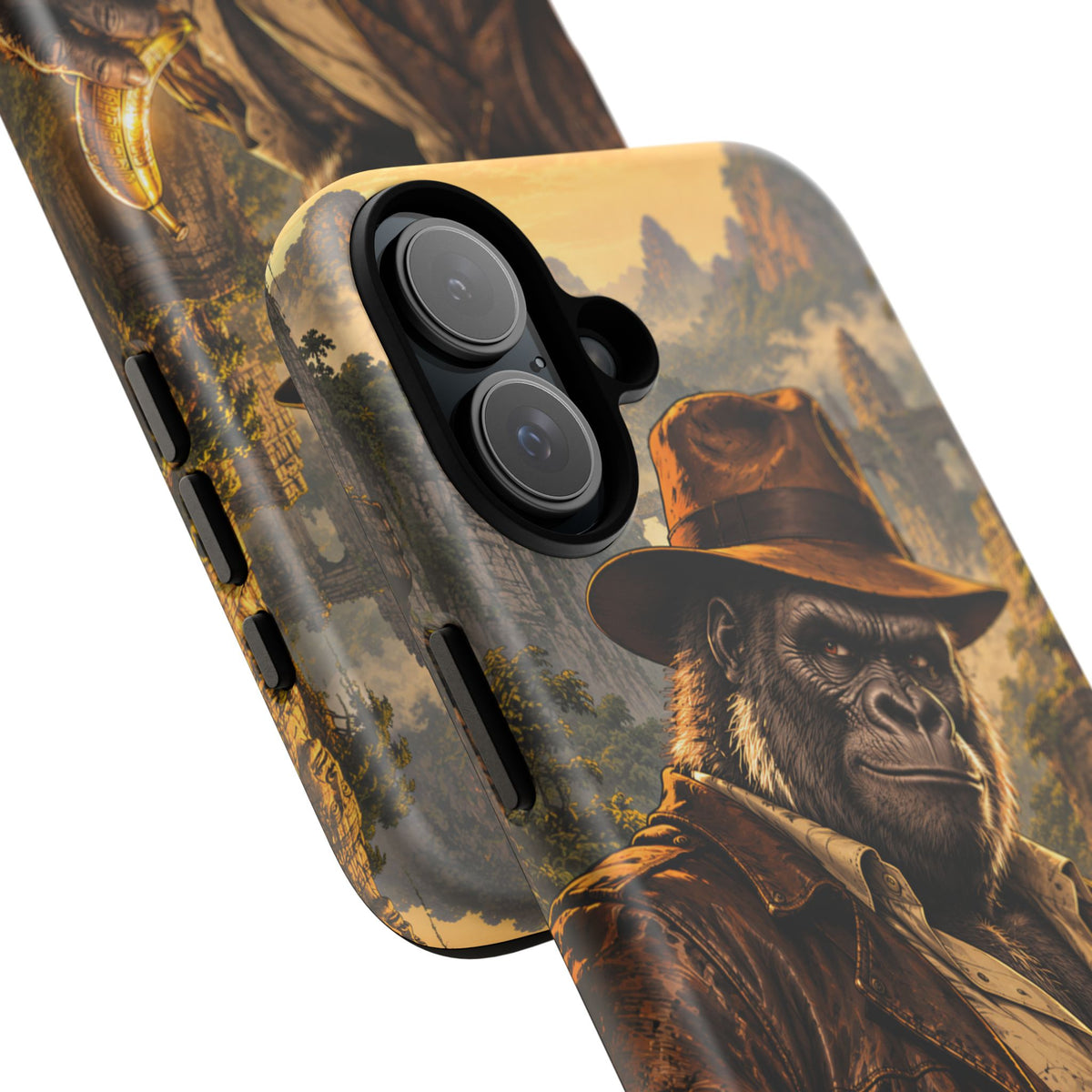 Adventure Gorilla iPhone Tough Case | Temple of Bananas