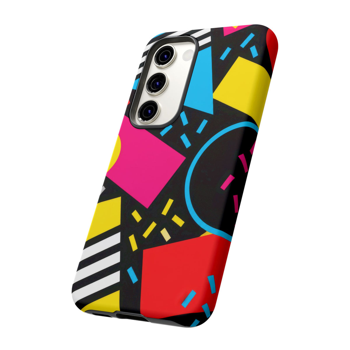 Midnight Confetti Samsung Galaxy Tough Case | Bright Abstract on Black