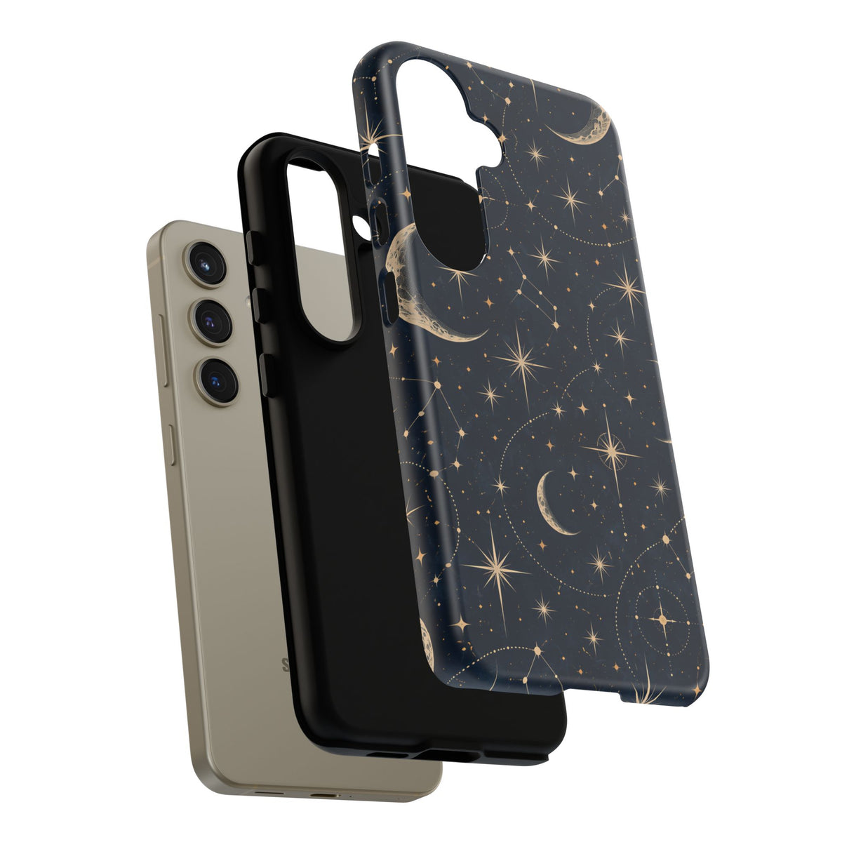 Celestial Moon Samsung Galaxy Tough Case | Nocturne Atlas
