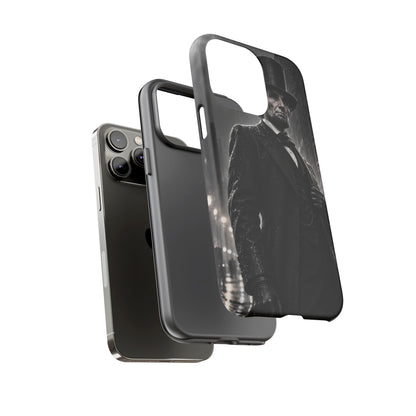 Abe after Midnight iPhone Tough Case | noir lincoln