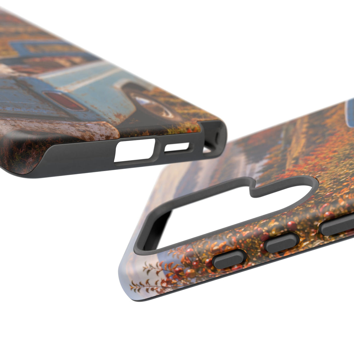 Blue Truck October Samsung Galaxy Tough Case | border collie