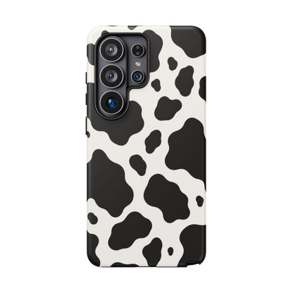 Classic Holstein Samsung Galaxy Tough Case | Black & White Cow Print