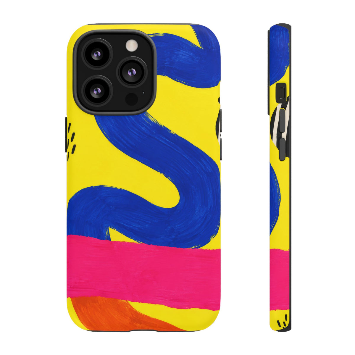 Offbeat iPhone Tough Case | Abstract Color Block Art