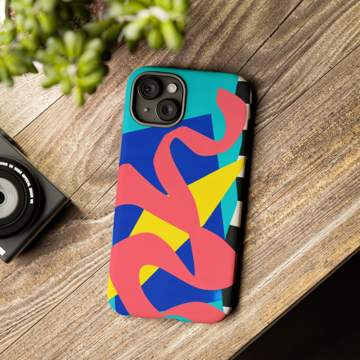 Cut Loose iPhone Tough Case | Retro Abstract Art